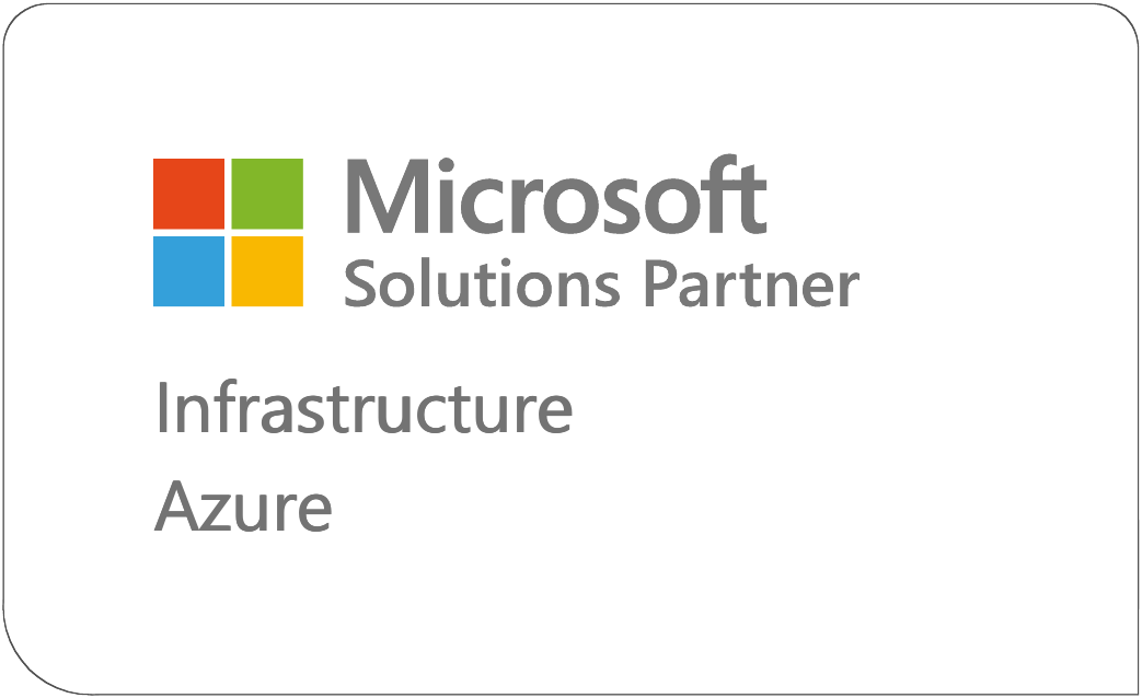 Microsoft Solutions Partner: Infrastructure (Azure) designation badge.