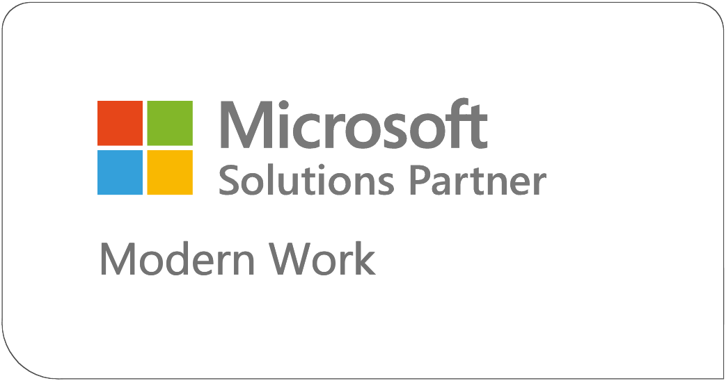 Microsoft Solutions Partner: Modern Work designation badge.